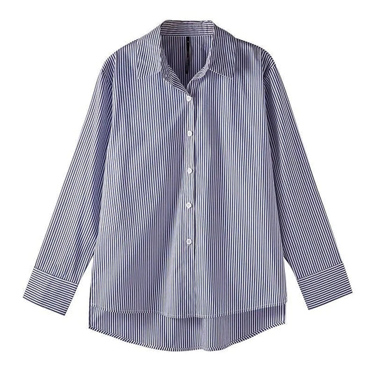 Classic Striped Button Shirt