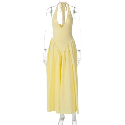 Elegant Halter Dress