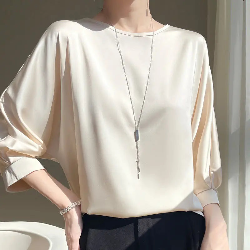 Satin Boxy Blouse