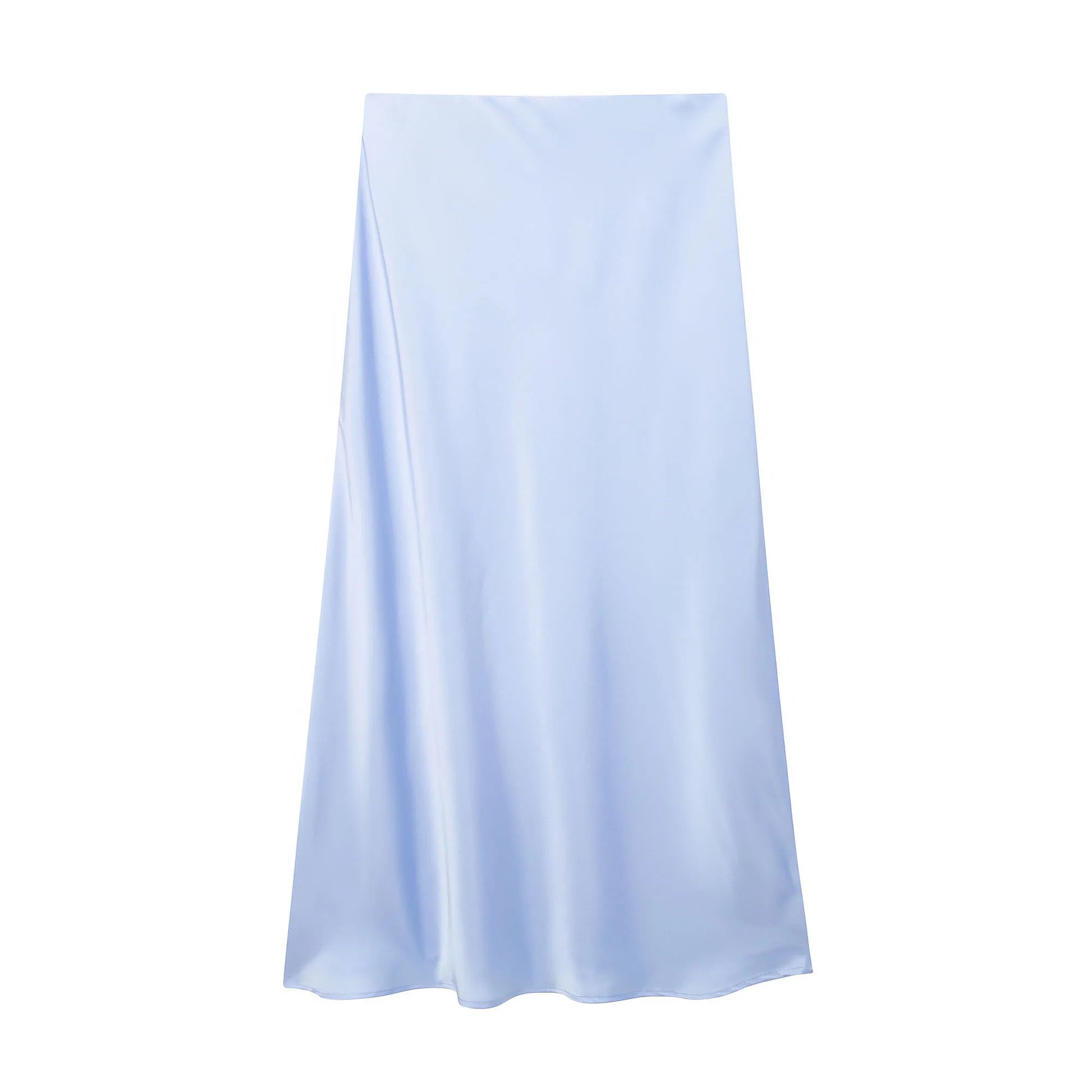 Satin Skirt High Waist