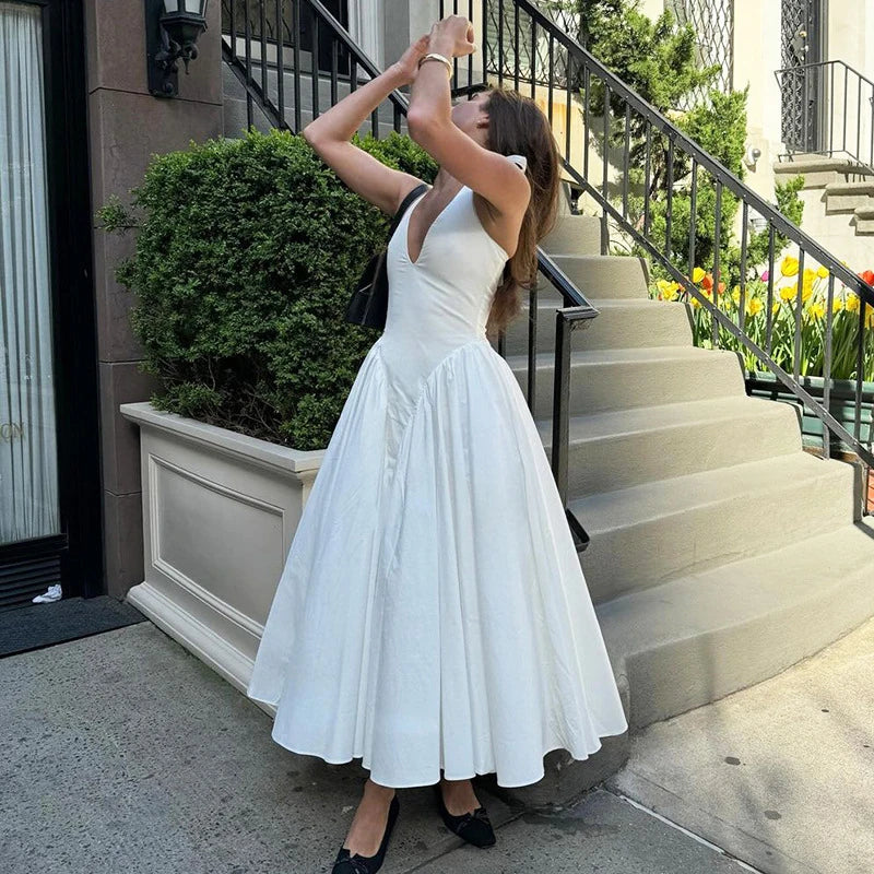 Elegant Halter Dress