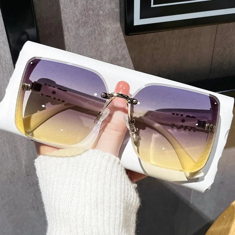 Oversized Square Sunglasses Vintage
