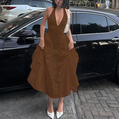 Elegant Halter Dress