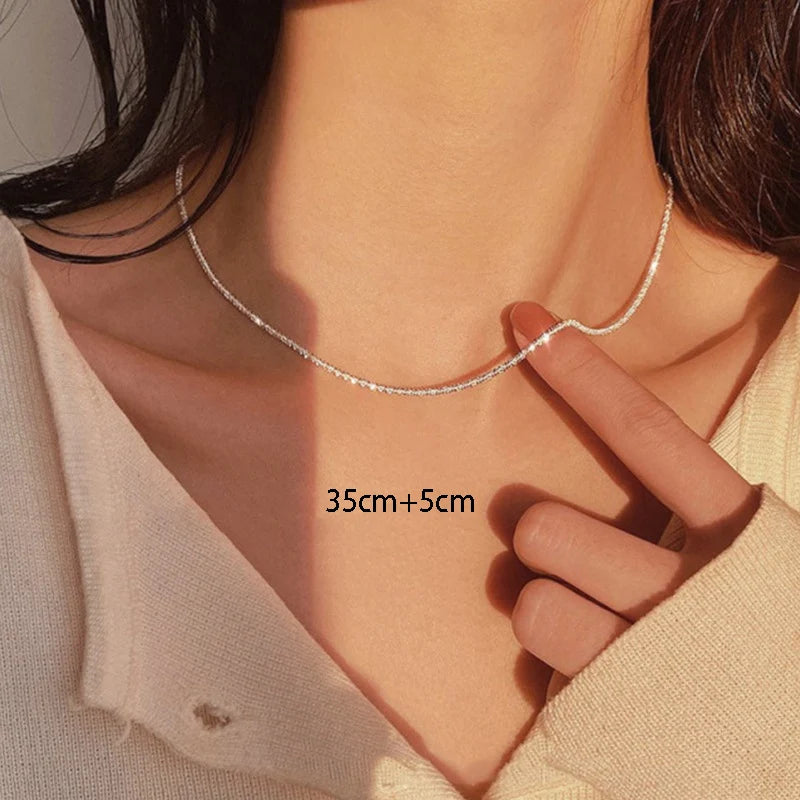 Double Twisted Crystal Necklace