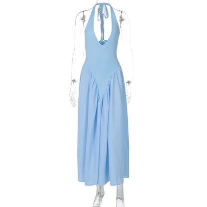 Elegant Halter Dress