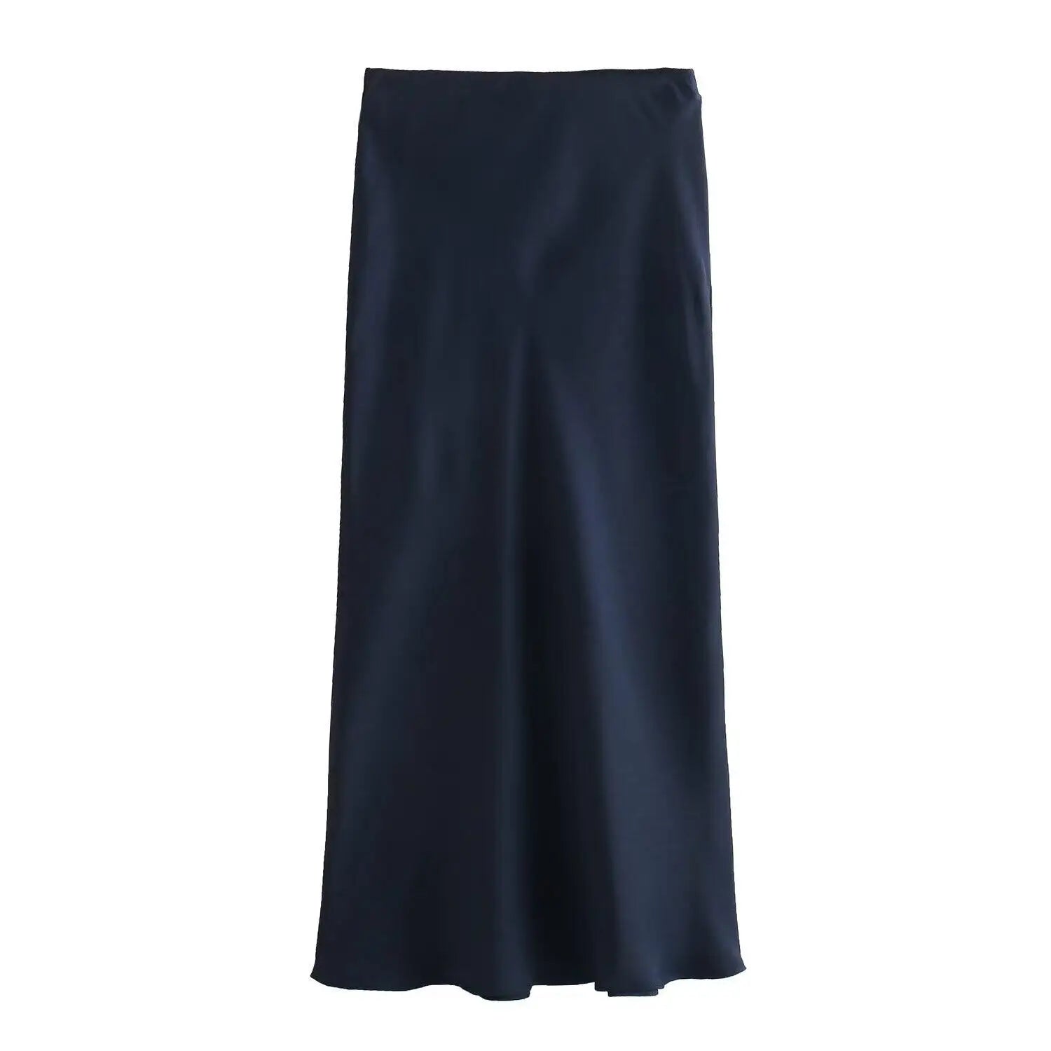 Satin Skirt High Waist