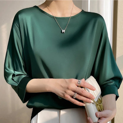Satin Boxy Blouse