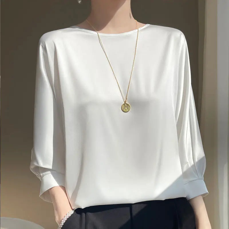 Satin Boxy Blouse