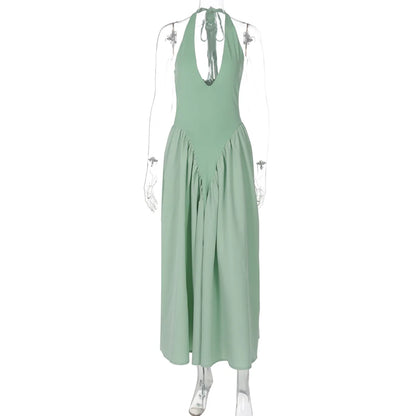 Elegant Halter Dress