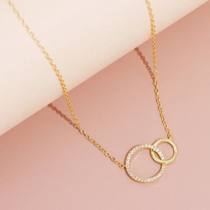 Interlocking Circles Necklace