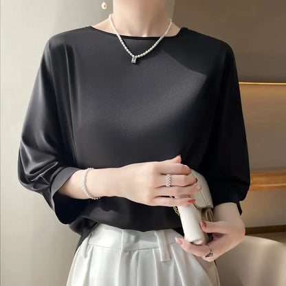 Satin Boxy Blouse