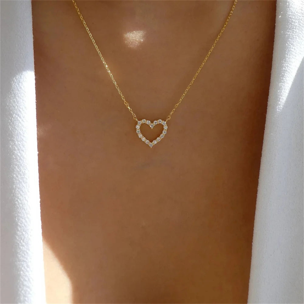 Sparkling Heart Necklace
