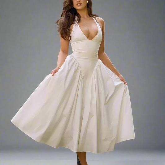 Elegant Halter Dress