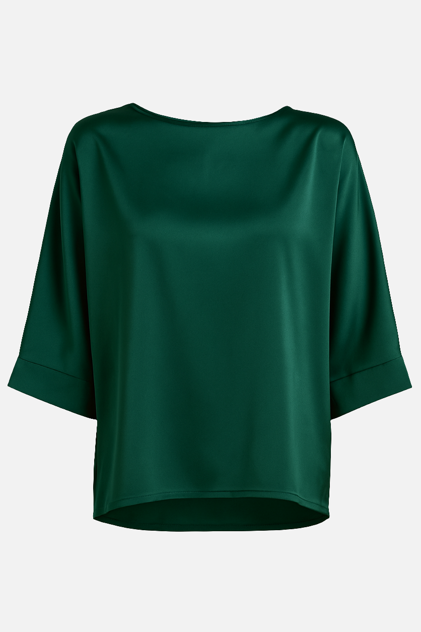 Satin Boxy Blouse
