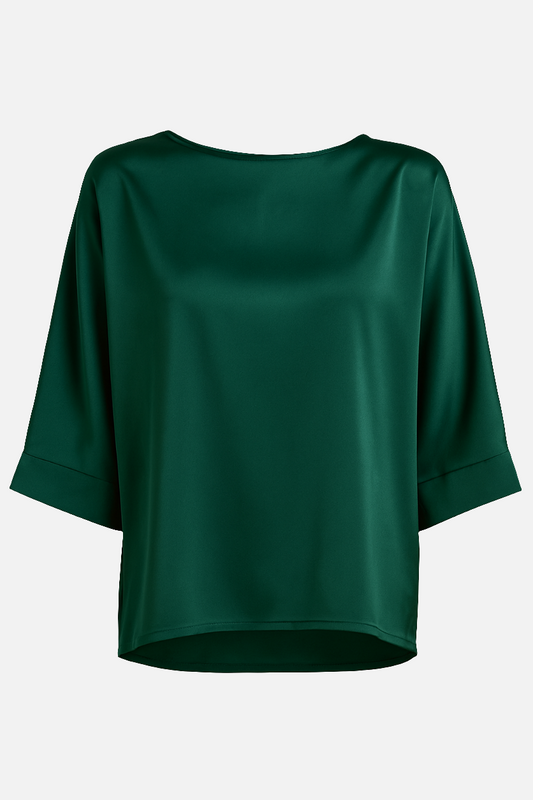 Satin Boxy Blouse