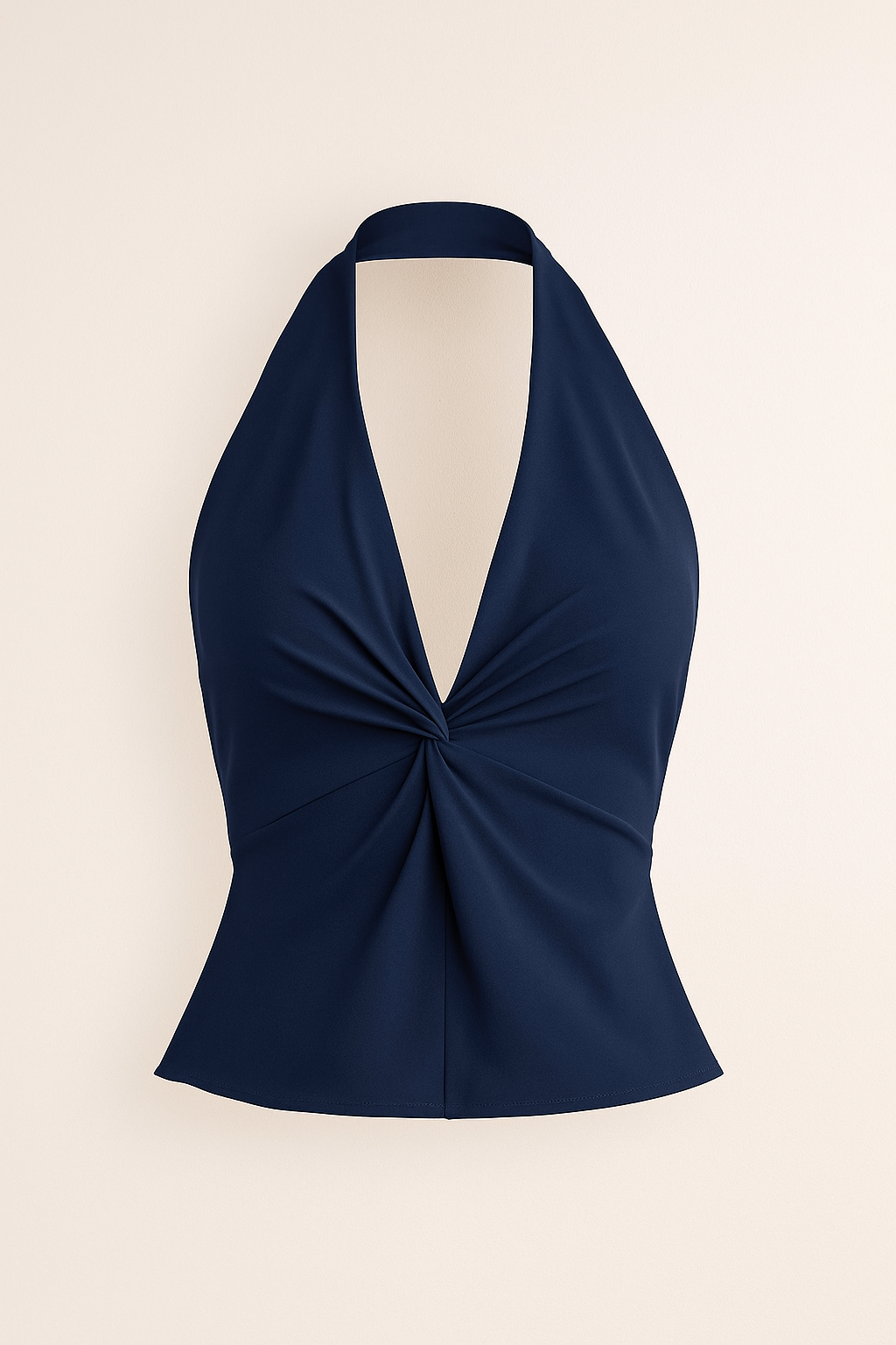 Twist-Front Halter Top